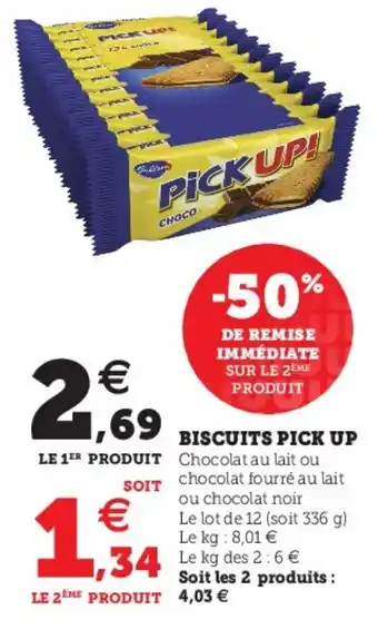 Hyper U Biscuits Pick Up offre