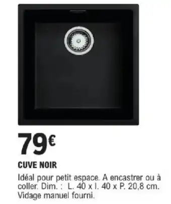 E.Leclerc Brico Cuve noir offre