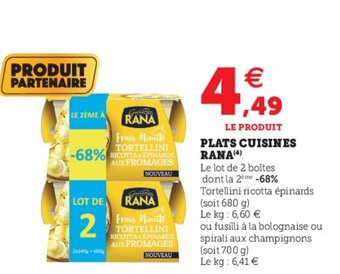 Hyper U Plats Cuisines offre