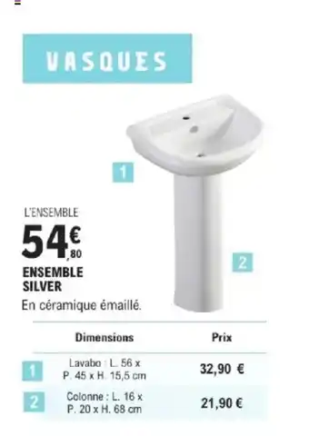 E.Leclerc Brico Ensemble silver offre