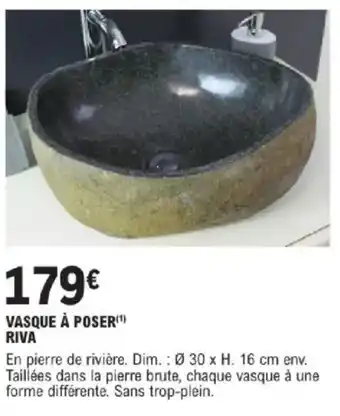 E.Leclerc Brico Vasque à poser riva offre