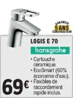 E.Leclerc Brico HANSGROHE Logis e 70 offre