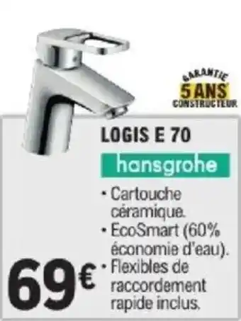 E.Leclerc Brico HANSGROHE Logis e 70 offre