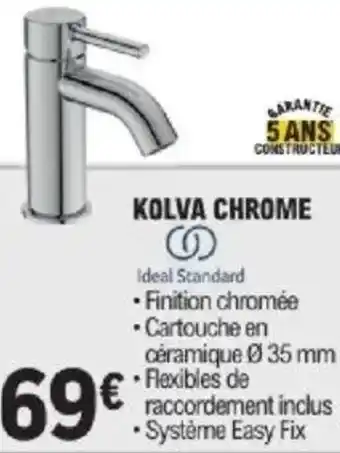 E.Leclerc Brico Kolva Chrome offre