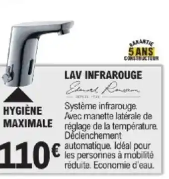 E.Leclerc Brico Lav Infrarouge offre
