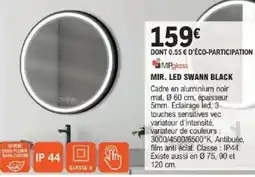 E.Leclerc Brico Mir. led swann black offre