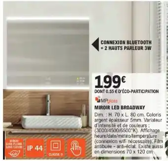 E.Leclerc Brico Miroir sans plomb offre