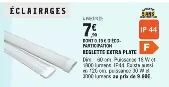 E.Leclerc Brico Reglette extra plate offre