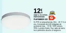 E.Leclerc Brico Plafonnier led offre