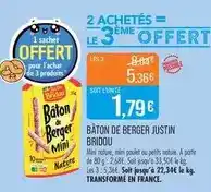 Match Bâton de berger offre
