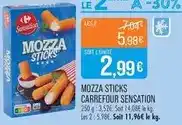 Match Carrefour - mozza sticks sensation offre