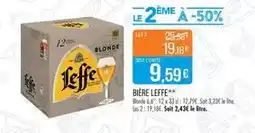 Match Leffe - bière offre