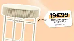 L'incroyable Bout de canapé avec coffre offre