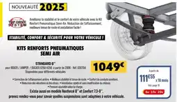 Narbonne accessoires Facile - kits renforts pneumalques semi air standard 65° offre