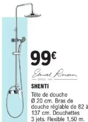 E.Leclerc Brico Shenti tête de douche Ø 20 cm. offre