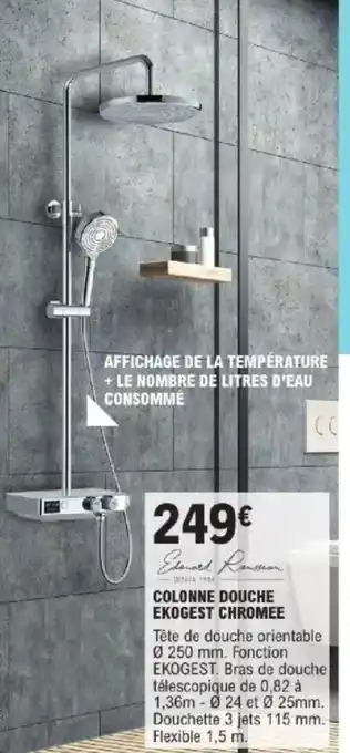 E.Leclerc Brico Colonne douche ekogest chromee offre