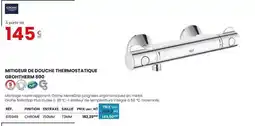 Au Forum du Bâtiment Grohe - mitigeur de douche thermostatique groththerm 900 offre