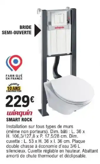 E.Leclerc Brico WIRQUIN Smart rock offre