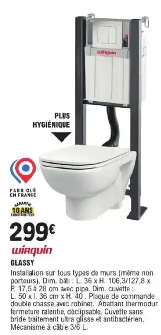 E.Leclerc Brico WIRQUIN Glassy offre