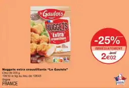 Nuggets extra croustillants le gaulois