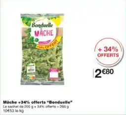 Monop' Mâche +34% offerts bonduelle offre