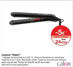 Monop' Lisseur calor offre
