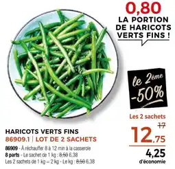Thiriet Haricots verts fins offre