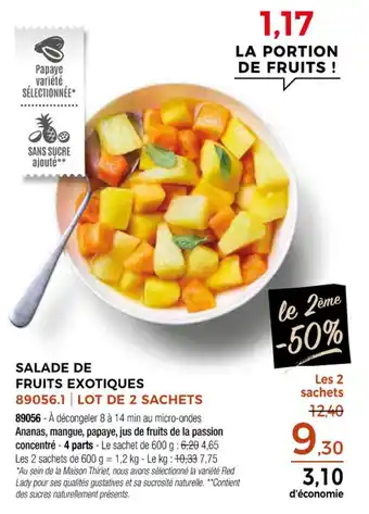 Thiriet Salade de fruits exotiques offre