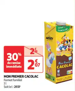 Auchan Supermarché CACOLAC Mon premier offre