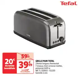 Auchan Supermarché TEFAL Grille pain offre