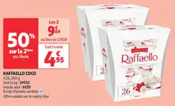 Auchan Supermarché RAFFAELLO Coco x26 offre
