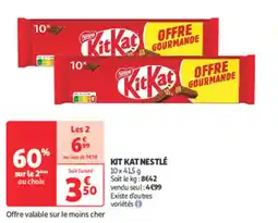 Auchan Supermarché NESTLÉ Kit kat offre