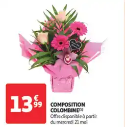 Auchan Supermarché Composition colombine offre