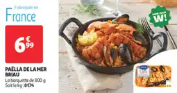 Auchan Supermarché Paella de la mer briau offre