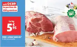 Auchan Supermarché Porc: longe sans os offre