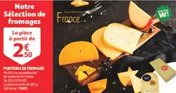Auchan Supermarché Portions de fromage offre