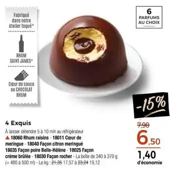 Thiriet 4 exquis offre