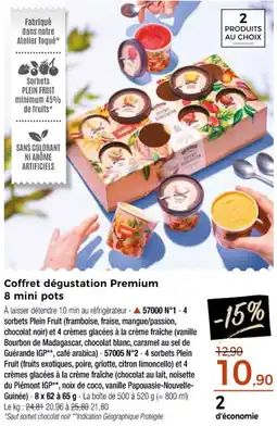 Thiriet Coffret dégustation premium 8 mini pots offre