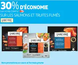 Auchan Supermarché LABEYRIE Sur les saumons et truites fumés offre