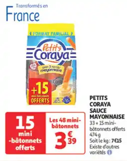 Auchan Supermarché PETITS CORAYA Sauce mayonnaise offre