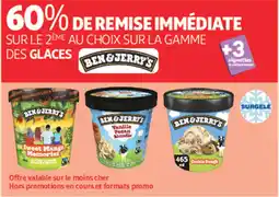 Auchan Supermarché BEN&JERRY'S Sur la gamme des glaces offre