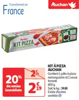 Auchan Supermarché AUCHAN Kit à pizza offre