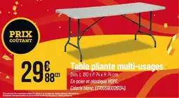 Tridôme Table pliante multi-usages offre