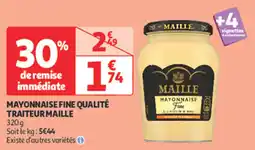 Auchan Supermarché MAILLE Mayonnaise fine qualité traiteur offre