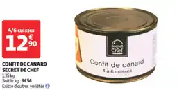 Auchan Supermarché SECRET DE CHEF Confit de canard offre