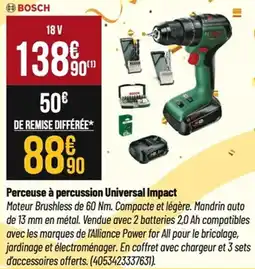 Tridôme Perceuse à percussion universal impact offre