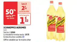 Auchan Supermarché SCHWEPPES Agrumes offre