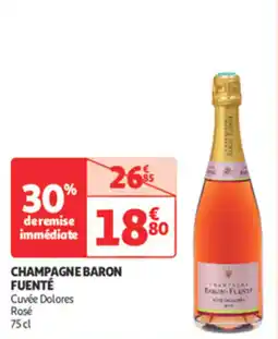Auchan Supermarché Champagne baron fuente offre
