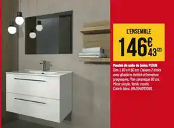 Tridôme Meuble de salle de bains pekin offre