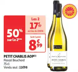 Auchan Supermarché Petit chablis Aop offre
